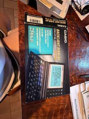 Casio Digital Diary SF-5780 256KB Backlight Display
